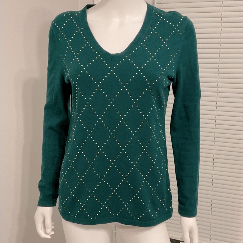 Tommy Hilfiger Women's Emerald Sweater.  SZ- M